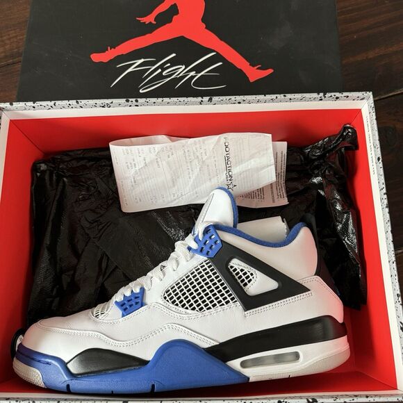 Jordan 4 Retro Motorsports (2017) (GS) - 408452-117 - US Air Jordan 4 Retro Motorsports Shoes